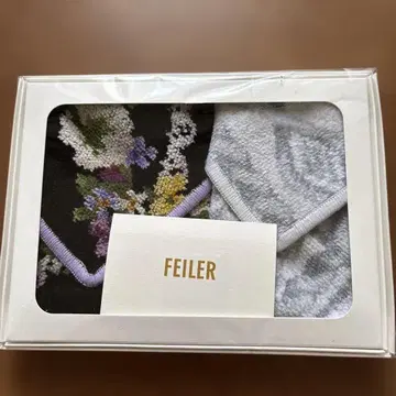 FEILER 손수건 2장 세트 기프트 박스 포함
