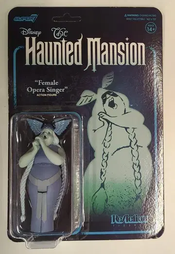 SUPER7 ReACTION FIGURES WAVE2 / HAUNTED MANSION Female Opera Singer