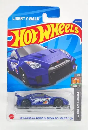 MATTEL HOTWHEELS HW DREAM GAREGE 5/5 HHF28 LB-SILHOUETTE WORKS GT NISSAN 35GT-RR VER.2/네이비 154/250