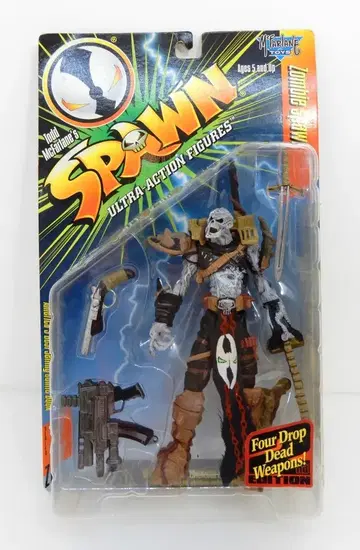 MCFARLANETOYS 레즈 ULTRA ACTION FIGURES 시리즈 7 ZOMBIE SPAWN 앞치마 스폰 얼굴