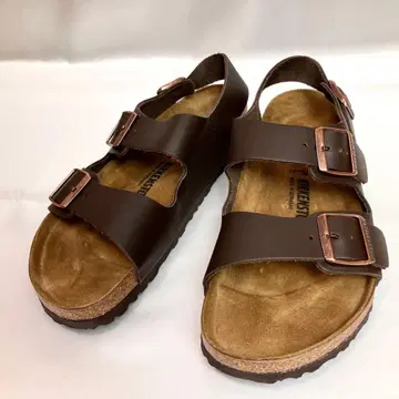 [ 미사용급 ] 버켄스탁 밀라노 샌들 스트랩 43 브라운