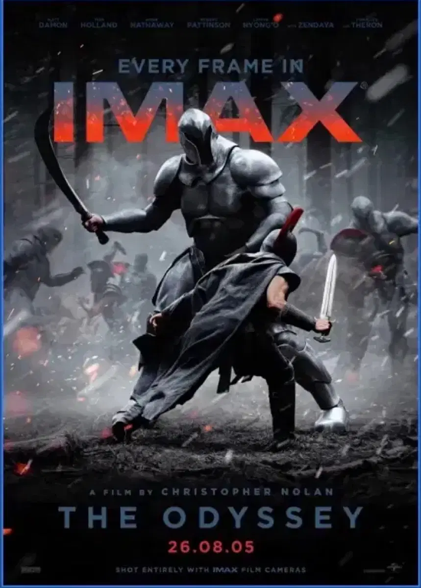 IMAX 오디세이 아이맥스 포스터 (A3)+오리지널 티켓