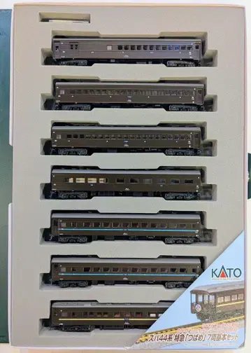 세키스이 금속 KATO N 게이지 스하 44계 특급 [제비] 7량 기본 세트 10-534