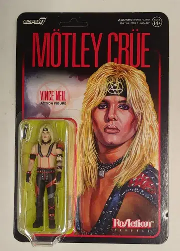 SUPER7 ReACTION SHOUT AT THE DEVIL MOTLEY CRUE VINCE NEIL