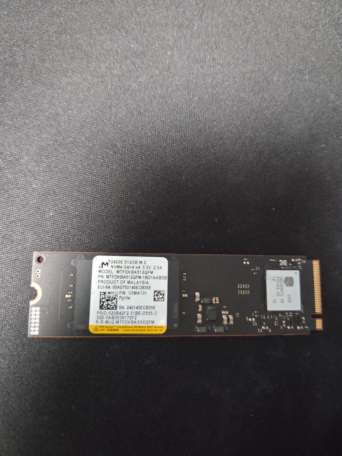 마이크론 Micron 2400E 512GB NVMe SSD 판매