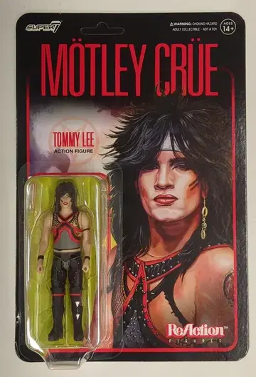 SUPER7 ReACTION SHOUT AT THE DEVIL MOTLEY CRUE TOMMY LEE