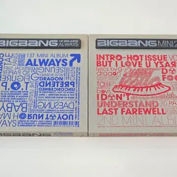 빅뱅(BIGBANG) 미니 1집 ALWAYS + 미니 2집 HOT ISSUE CD 일괄 | CD