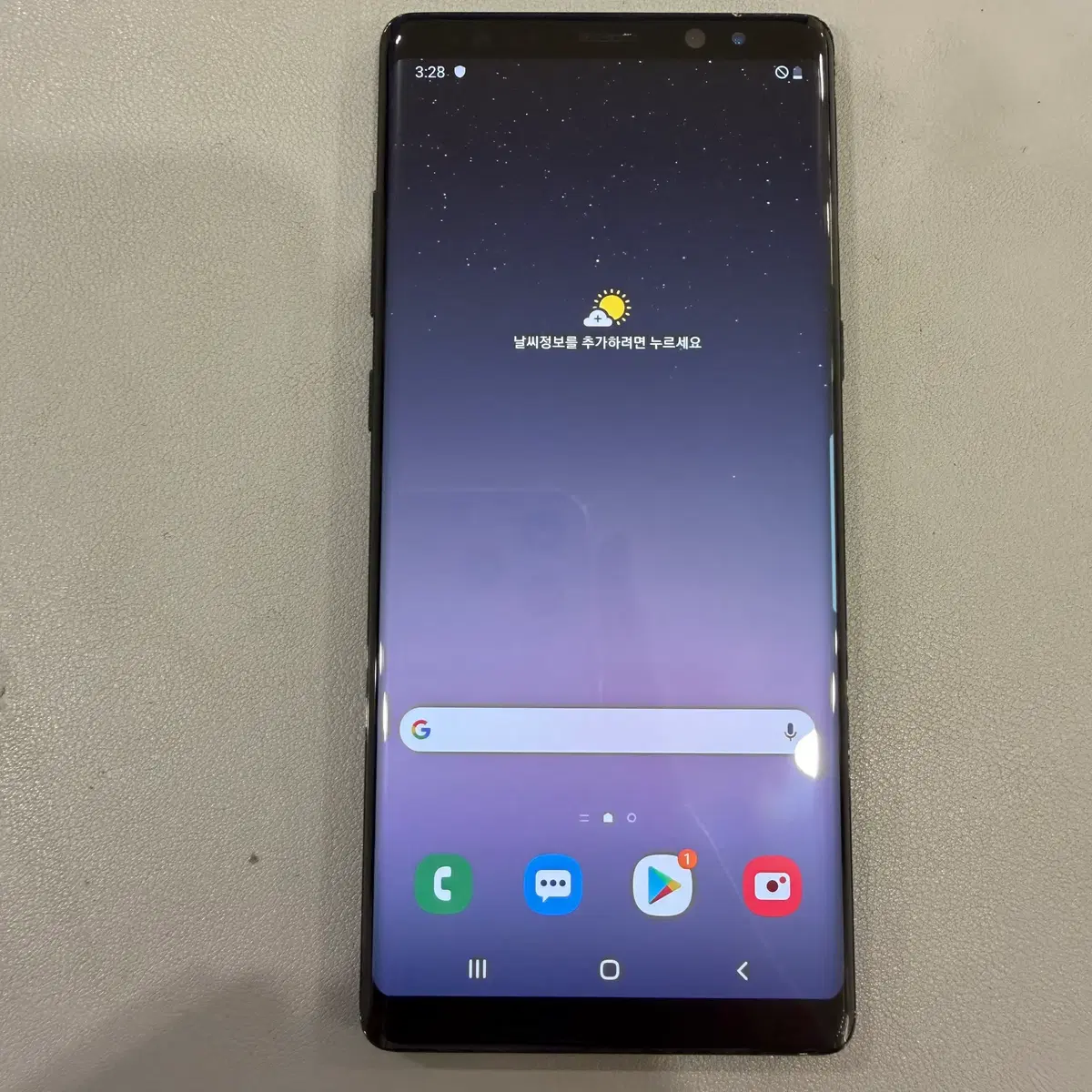 갤럭시노트8 256G 블랙 정상작동 12만원에 팝니다