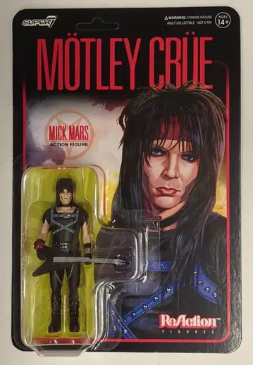 SUPER7 ReACTION SHOUT AT THE DEVIL MOTLEY CRUE MICK MARS