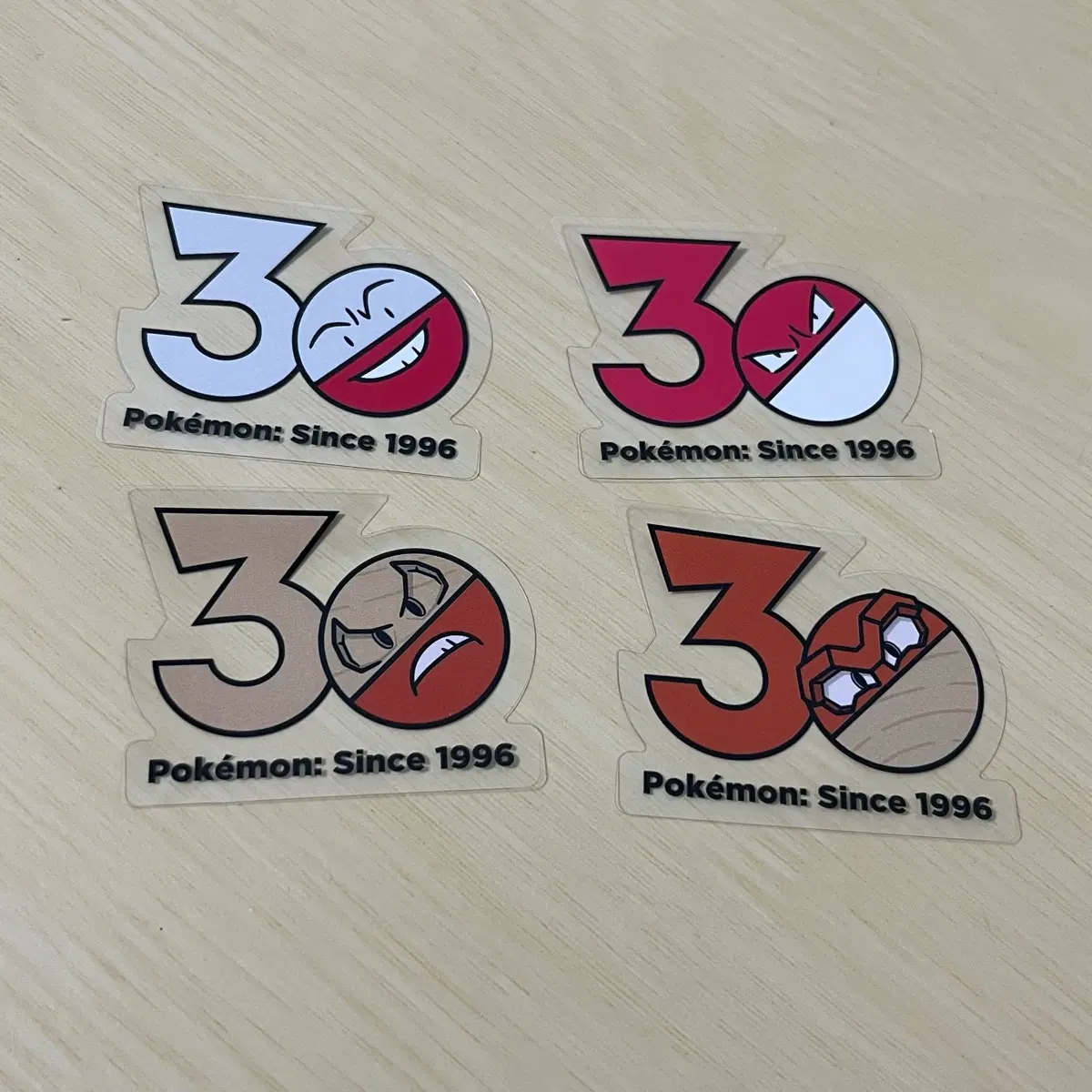 포켓몬 30주년 미니 스티커 중포센 붐볼 찌리리공 히스이 코일 레어코일 자포코일 로토무