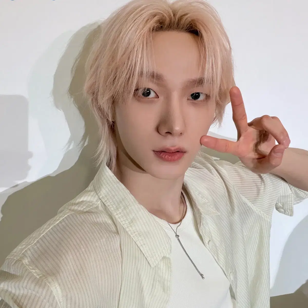 [보이넥스트도어 성호 목걸이] 스네이크 체인 슬라이더 Y라인 목걸이