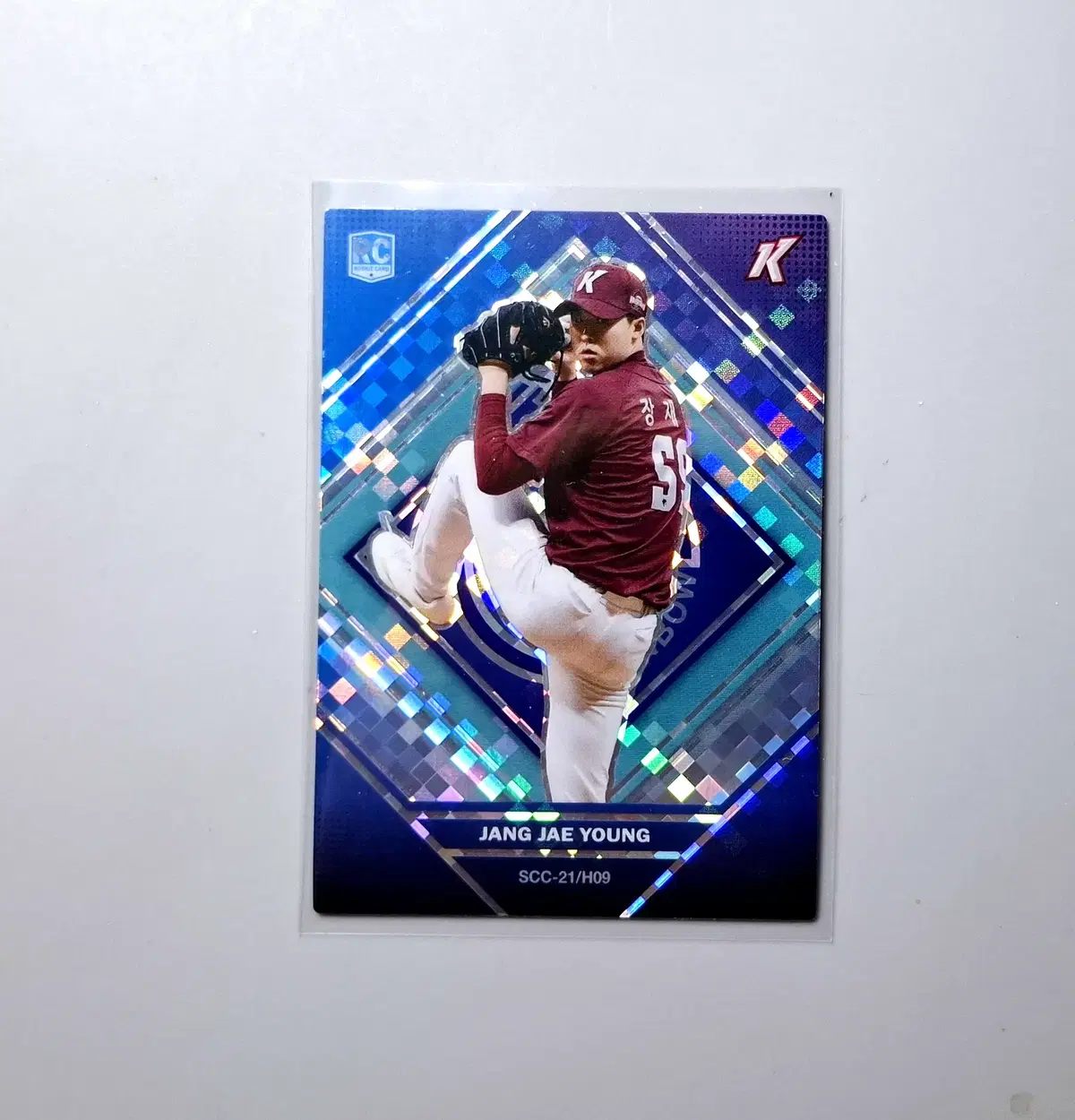 키움 장재영 루키 150한정 블루 2021 SCC 레인보우 KBO