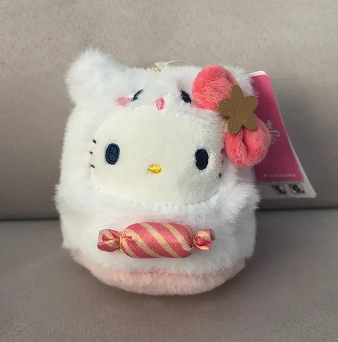 산리오 헬로키티 통통 캔디귀신 마스코트 인형 키링
