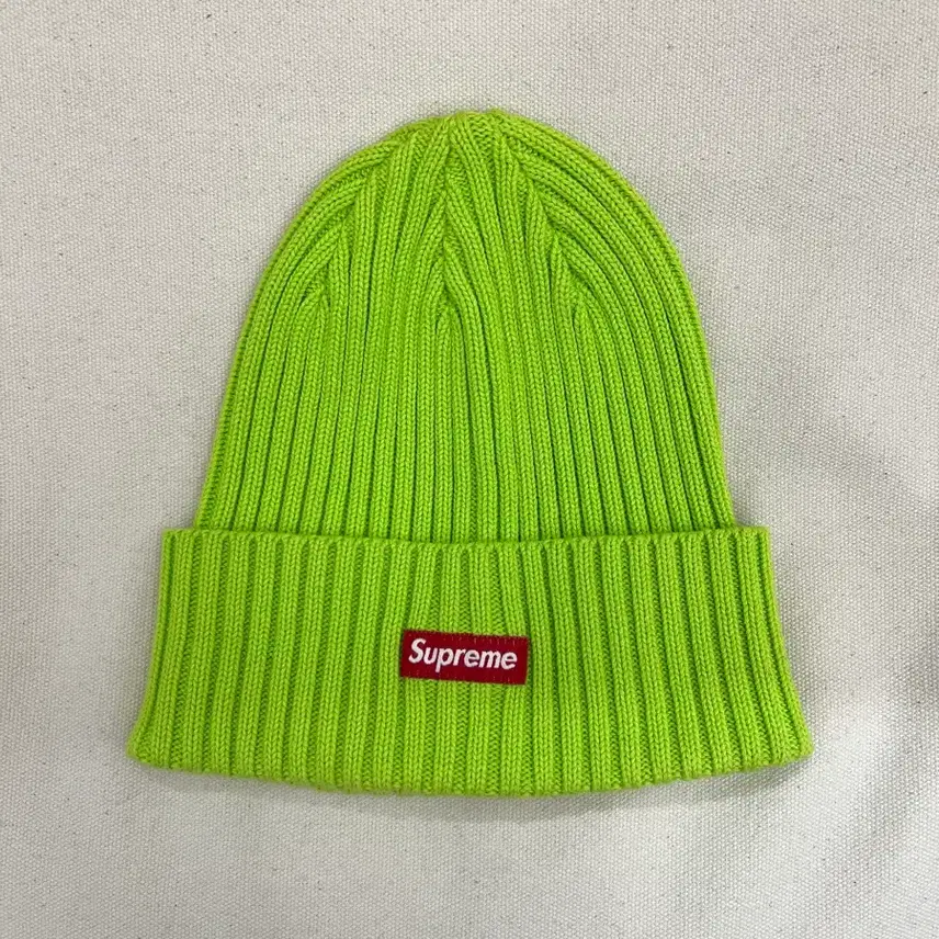 Supreme シュプリーム オーバーダイドビーニーライム