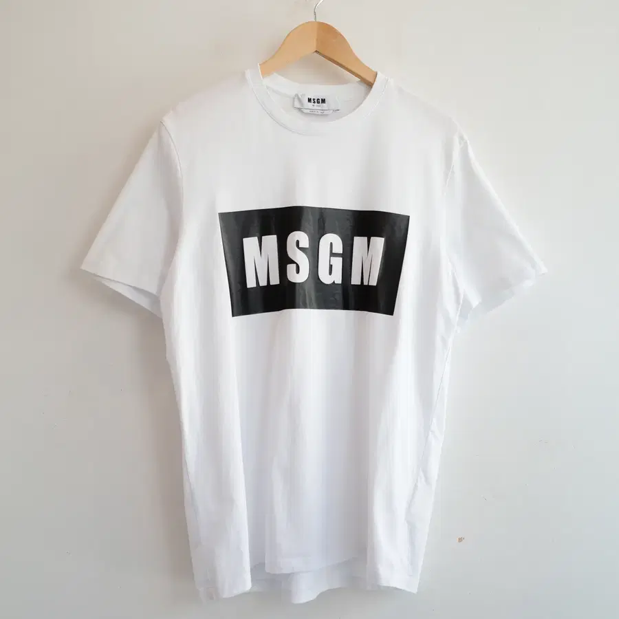 MSGM 로고 프린팅 티셔츠