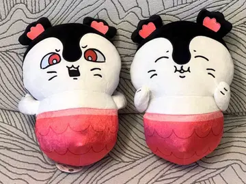 치이카와 (먼작귀) 인어섬의 비밀 세이렌 BIG 봉제 인형 클리어 카드 2장 포함