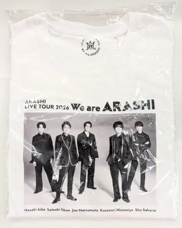 아라시 26년 We are ARASHI 티셔츠