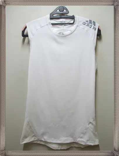 아디다스 정품 TECHFIT 휘트니스 민소매티 슬림택L 100