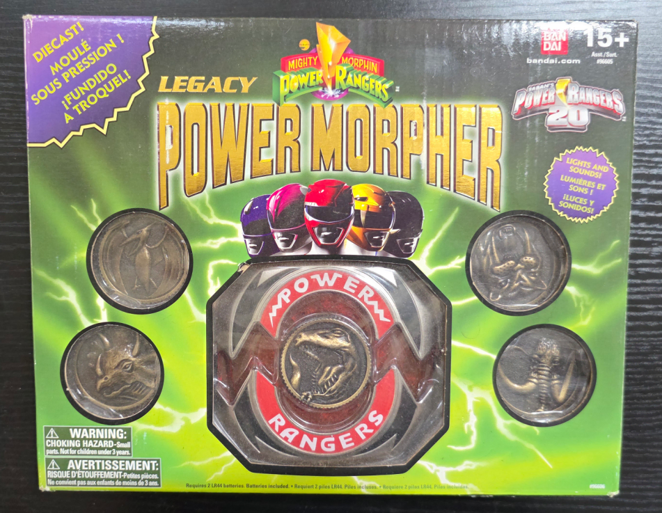 반다이 북미판 Mighty Morphin Power Rangers 20주년 Legacy Power Morpher