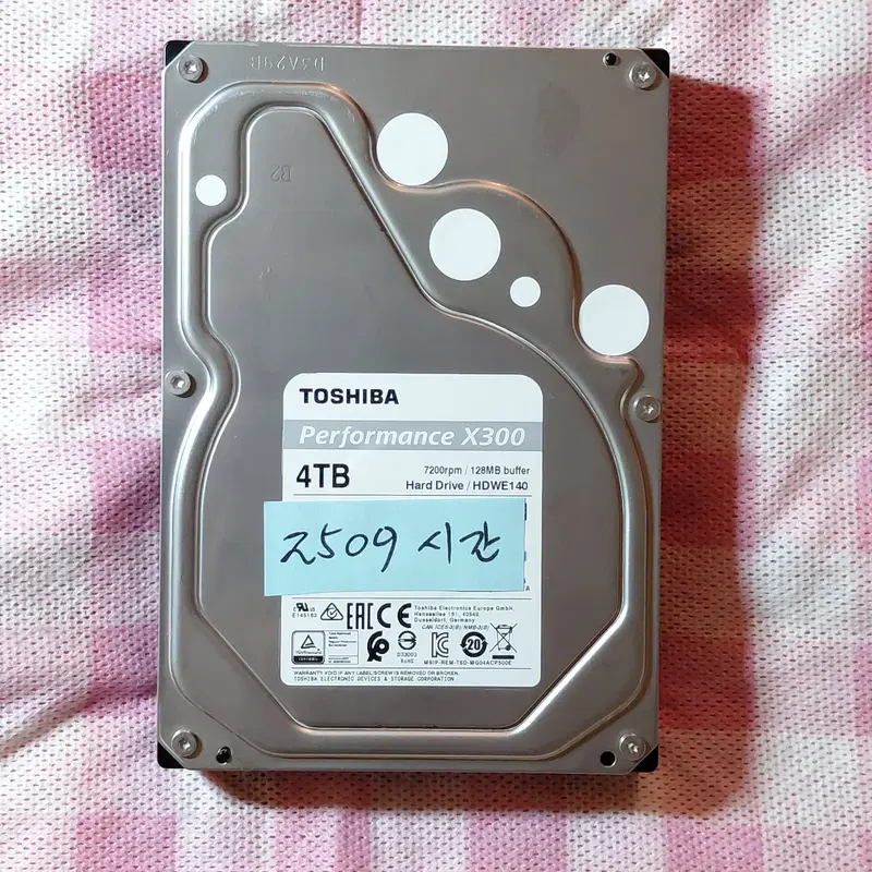 도시바 Performance X300 HDD 4TB 7200/128M