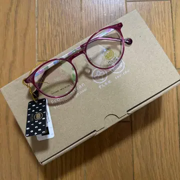 SOU SOU 안경 보스턴형 퍼플 템플 꽃무늬