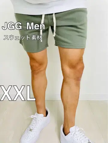 JGG.Men 제깅맨 스키니 맨투맨 하프 팬츠 mmxxl