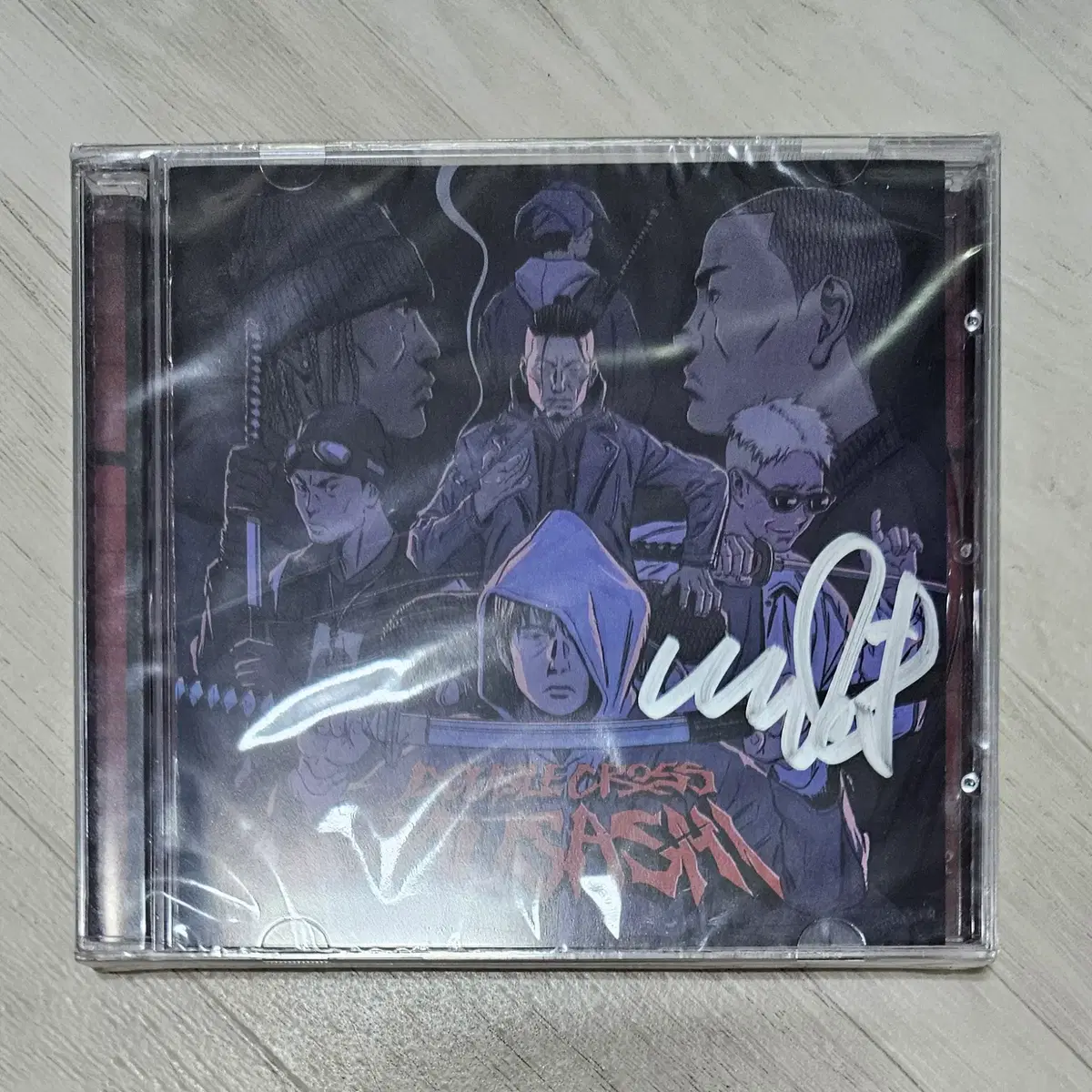 손심바 - DOUBLECROSS MUSASHI 덥크무 미개봉 싸인 CD