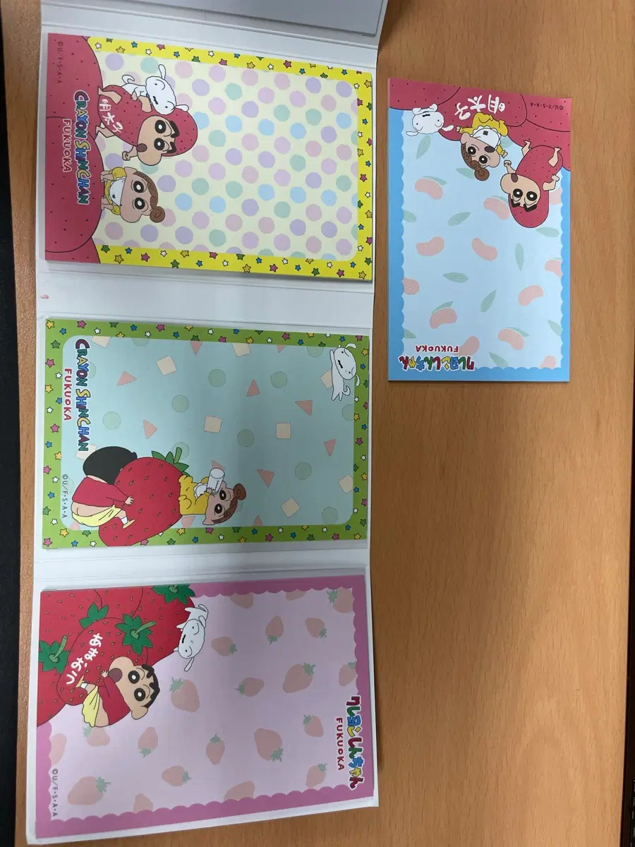 짱구는 못말려 크레용신짱 후쿠오카 한정 메모지