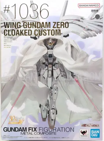 BANDAI SPIRITS 건담 FIX FIGURATION METAL COMPOSITE 건담 W 30th 윙건담 제로 클로크드 커스텀 #1036