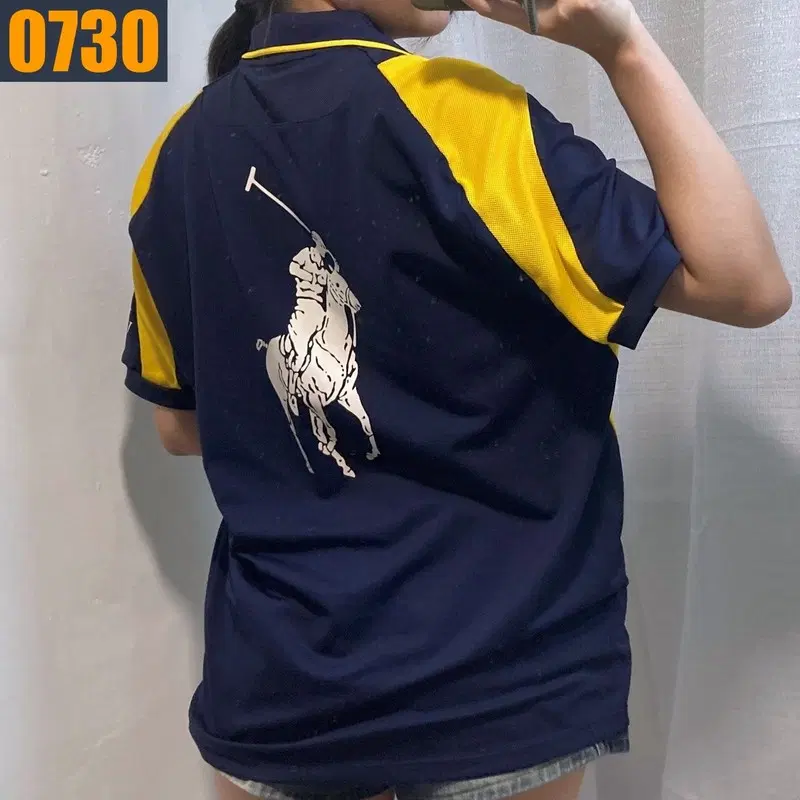95-100 POLO 폴로 빅포니 기능성 카라 티셔츠