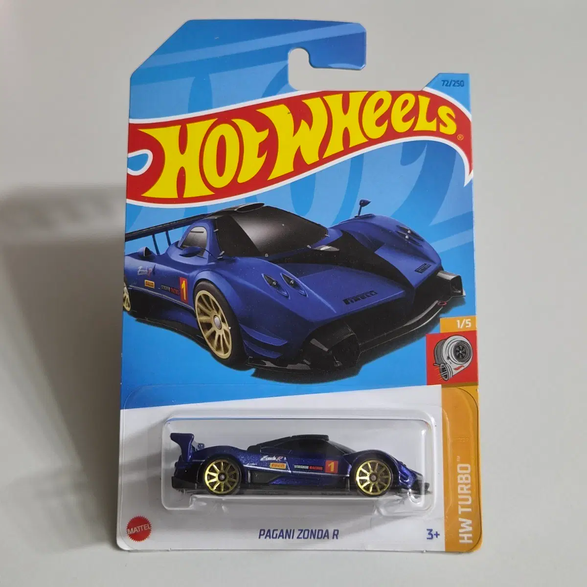 [미개봉] 핫휠 파가니 존다 R 메탈릭 블루 (PAGANI ZONDA R)