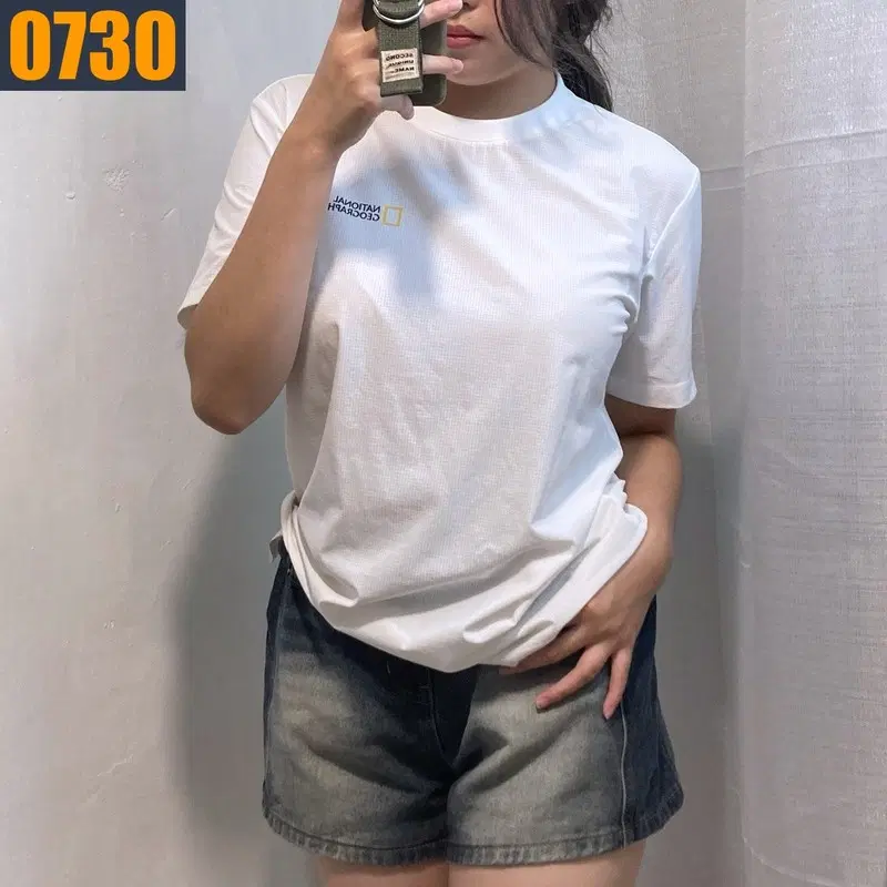 90 내셔널지오그래픽 기능성 반팔 티셔츠
