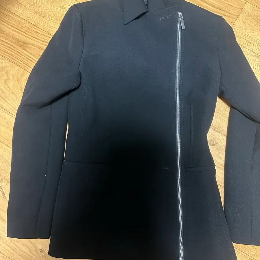 헬무트랭 Helmit Lang Button & Zip Biker jacket