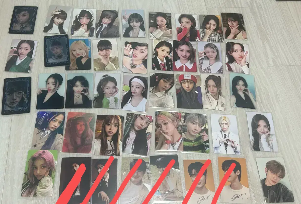 전부 500원 포카팝니다 아이브 뉴진스 트와이스 변우석 투바투