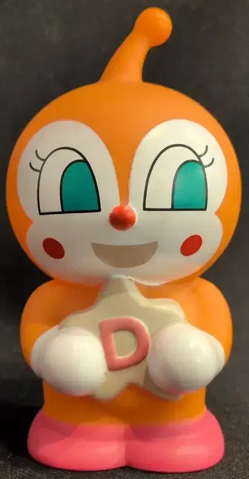 호빵맨 캐릭터 저금통 짤랑이 별 들고 있는 135mm