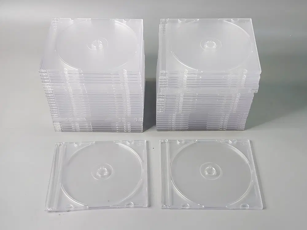 CD케이스 시디케이스 반투명 슬림형 1장용 5mm 중고 50+2장 세트