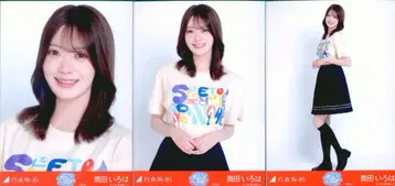 노기자카46 회장 한정판 브로마이드 오쿠다 이로하 한여름 전국 투어 2026 T셔츠 오사카ver. 컴프