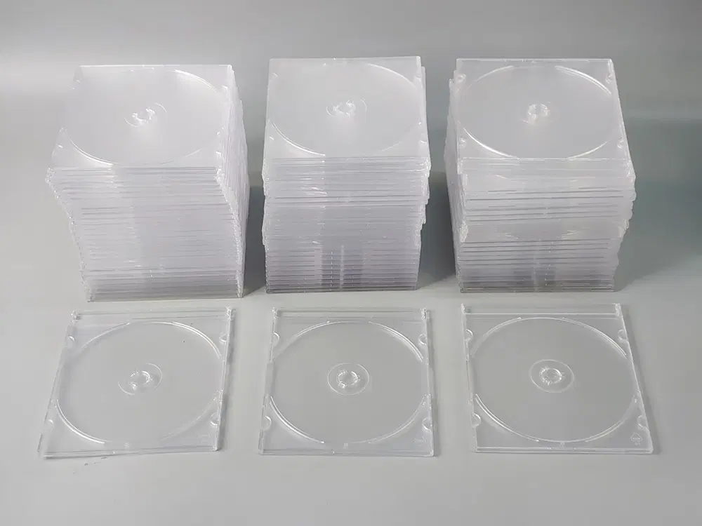 CD케이스 시디케이스 반투명 슬림형 1장용 5mm 중고 75+3장 세트