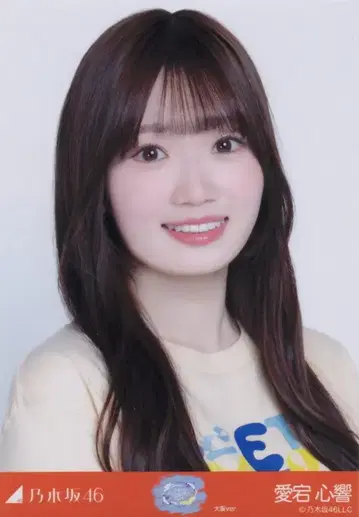 노기자카46 회장 한정판 브로마이드 아타고 코쿄 한여름 전국 투어 2026 T셔츠 오사카ver. 요리