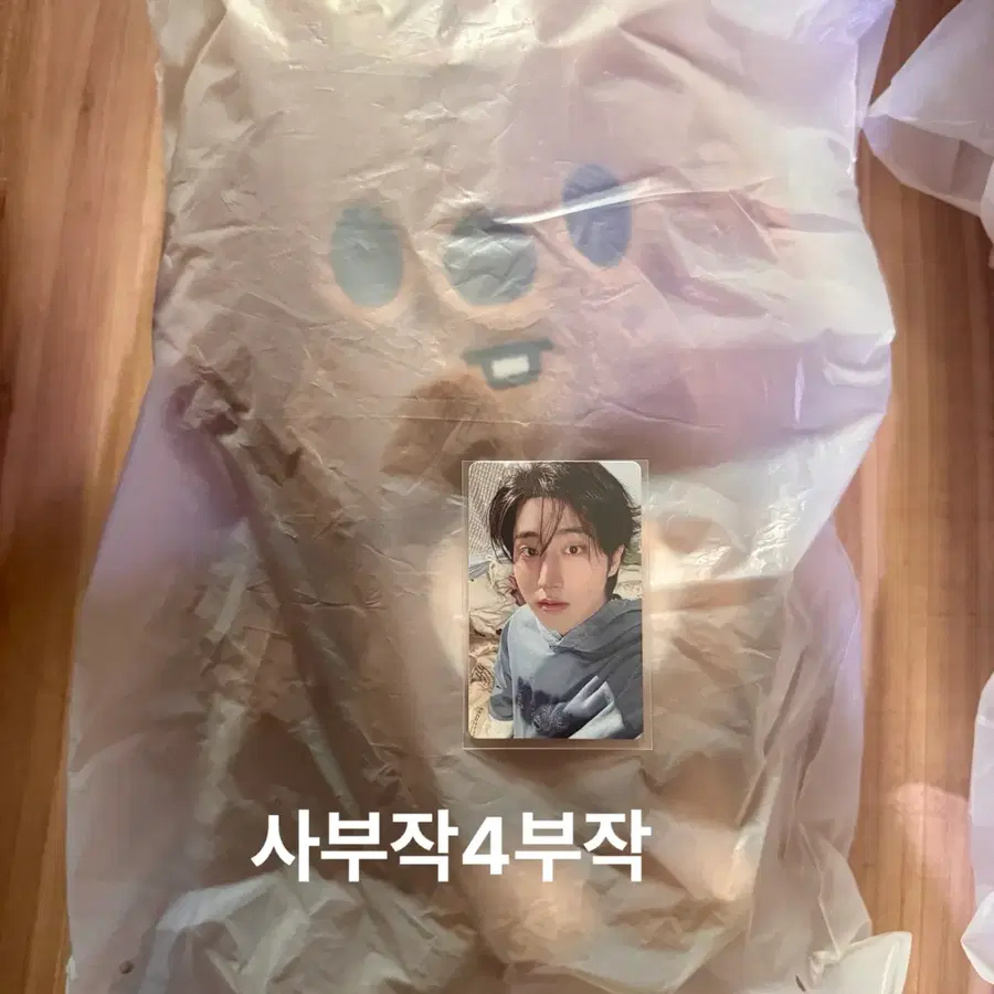 스키즈 팬미팅 엠디 한 쿼카 한쿼카 스키주 플러시 백팩 가방 포카포함