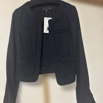 UNTITLED 노카라 자켓 네이비 사이즈 2