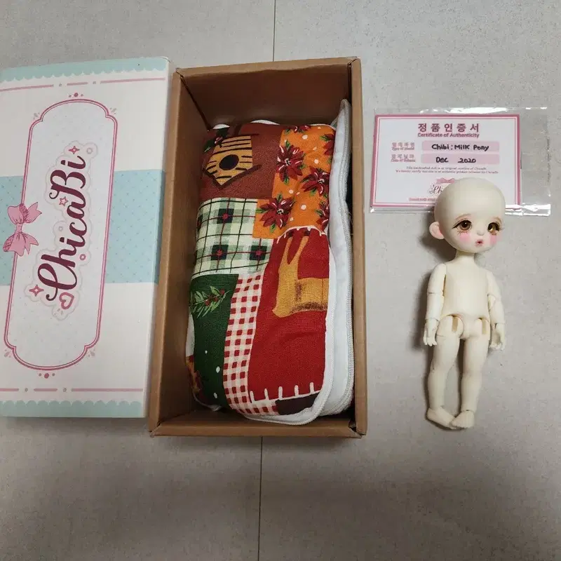 치카비 밀크 포니 포켓 구체관절인형 미백