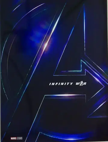 디즈니 서양화 팜플렛 MARVEL/마블/MCU AVENGERS INFINITY WAR 특별판 2018년