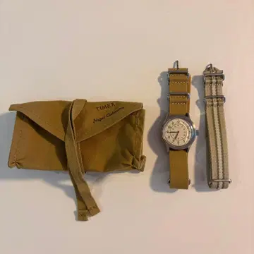 TIMEX x Nigel Cabourn 손목시계 교체용 벨트 포함