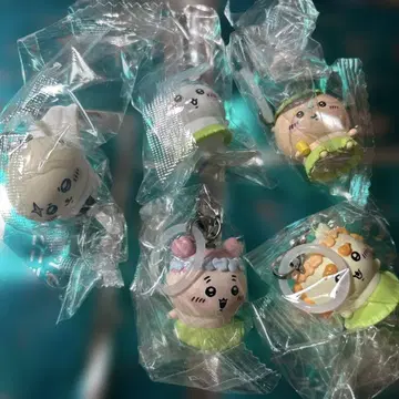 영화 치이카와 (먼작귀) 인어섬의 비밀 입장 혜택 참 미니 피규어 5개 세트