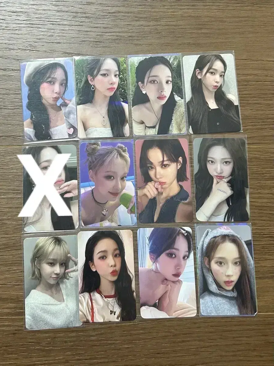 에스파 포토카드 양도해요 뿌까쩡카리나윈터닝닝지젤2주년목걸이