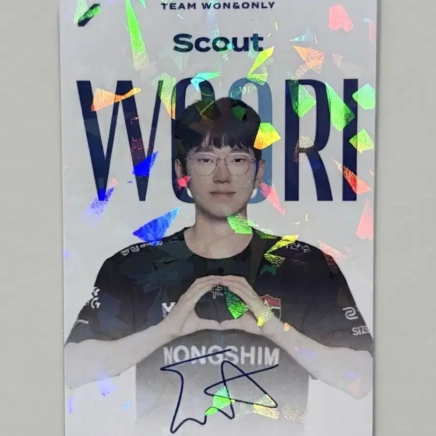 LCK 우리은행 한정판 희귀 포토카드 농심 스카웃 Scout