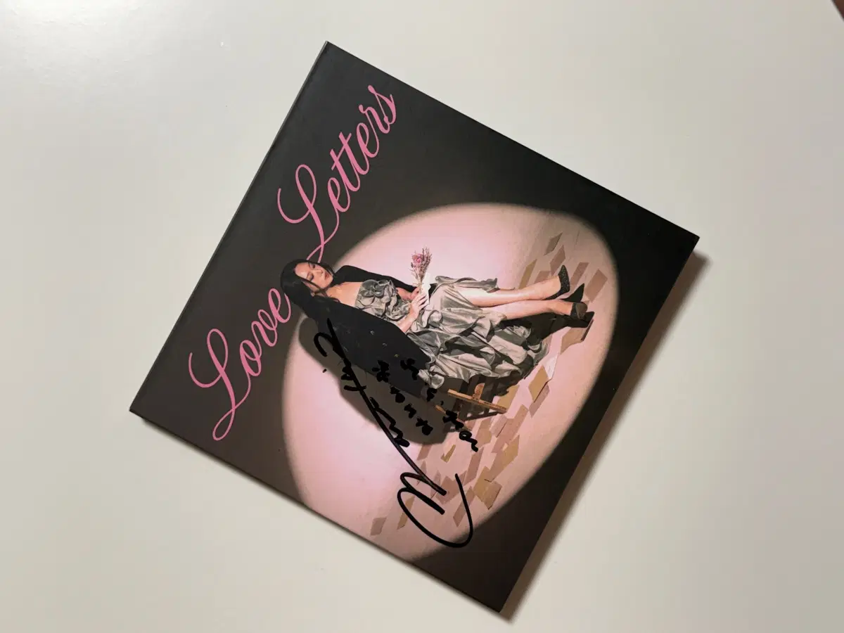 마리아 킴 Love Letters 앨범 친필 사인 CD