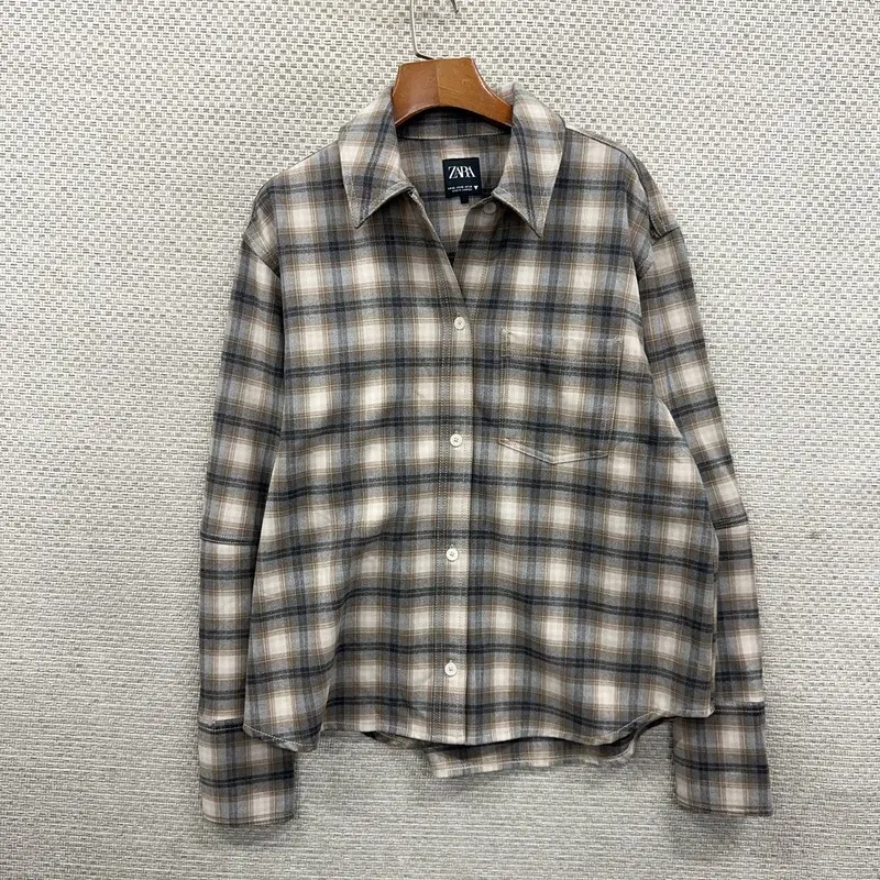 자라 ZARA 체크 셔츠 XS H00414