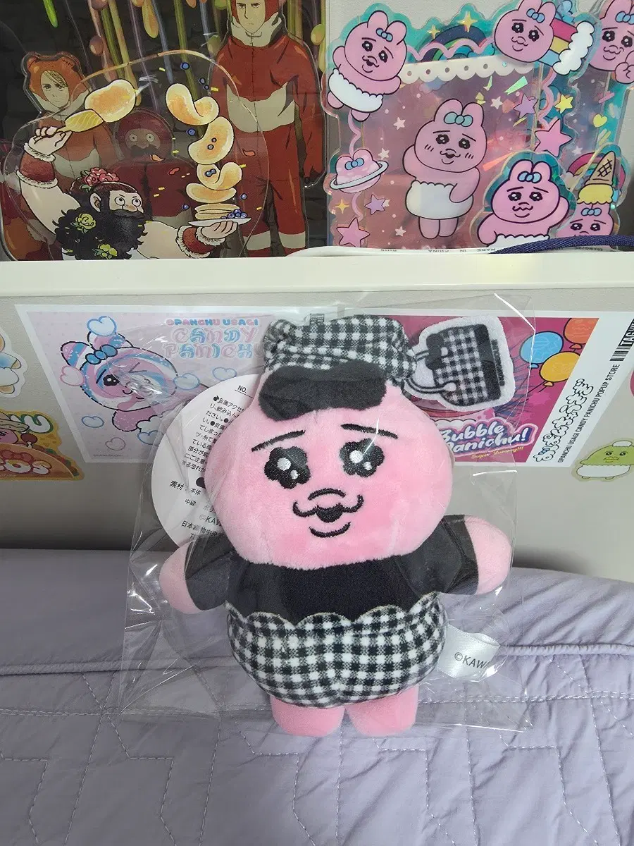 오빤쮸 빤쮸토끼 아베일 치도리 인형키링